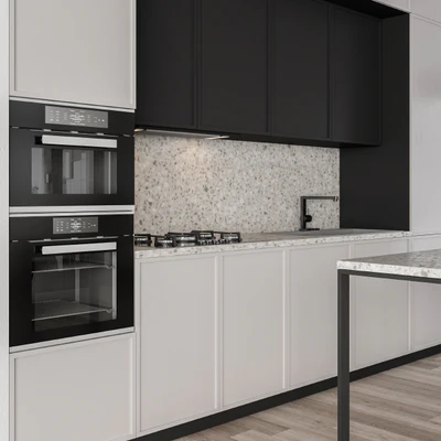 Kitchen Modern - Cream and Black 26 — Ver 3