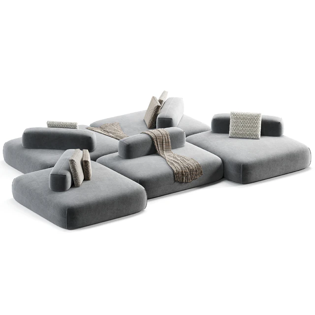 Modular sofa Flow Plus by Aatom — Descargar