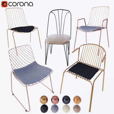 Wire chairs — Вид 1