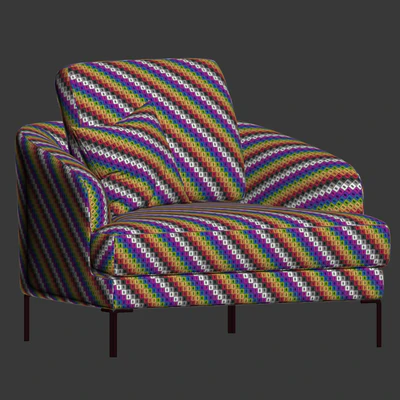 Rondro Armchair Lebom Design — Ver 4