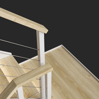 Staircase Loft White — Ver 4