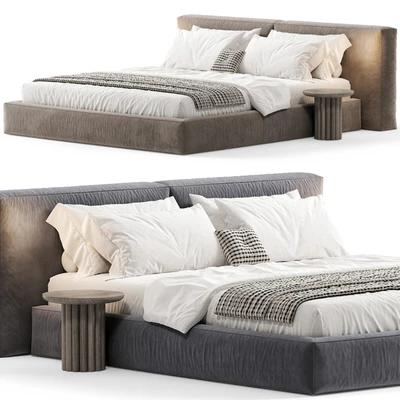 Halo Modern Bed By Elmalekfurniture — Ver 7