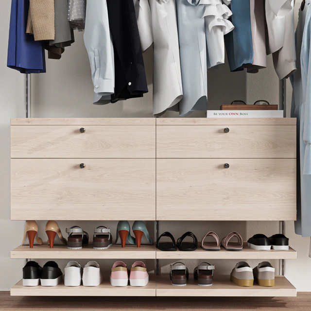 Wardrobe, wall module, dresses, clothes 2 — Descargar