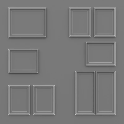 Dome deco set of paintings — Ver 2