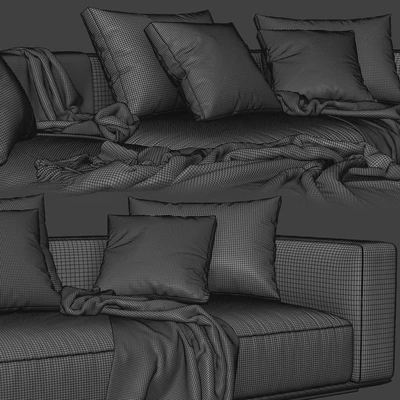 Flexform Grandemare Chaise Longue Sofa — Ver 5