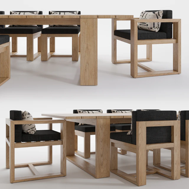 RH Bahia Natural Teak set 01 — Descargar