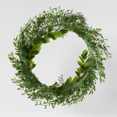 Wall hanging Green Leaf Ring-03 — Ver 1