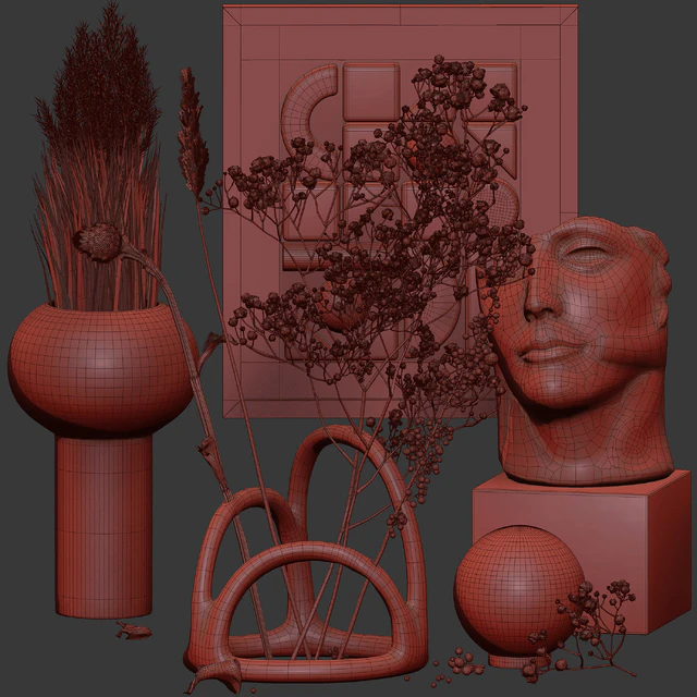 Decorative set 06 with Gypsophila and Manifesto — Descargar