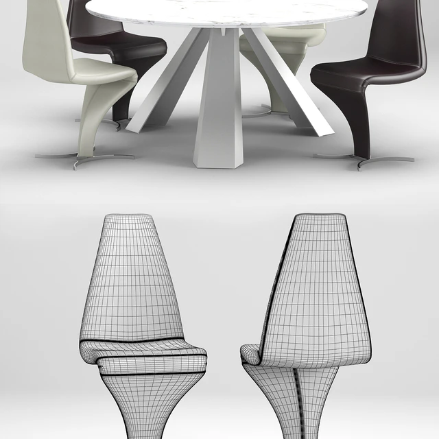 Desk-chair Eliot-betty, Cattelan Italia — Descargar