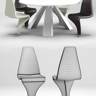 Desk-chair Eliot-betty, Cattelan Italia — Ver 2