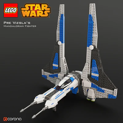 LEGO SW Pre Vizsla's Mandalorian Fighter — Вид 1