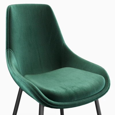 Wayfair Coen Velvet Side Chair by Gold Flamingo — Вид 6