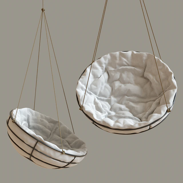 Suspended chair swing "cloud lock Papasan" — Descargar