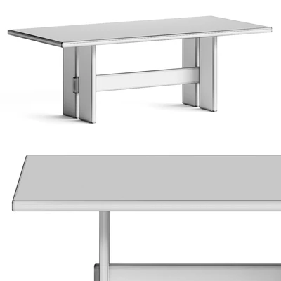 CB2 Falls Travertine Dining Table — Ver 2