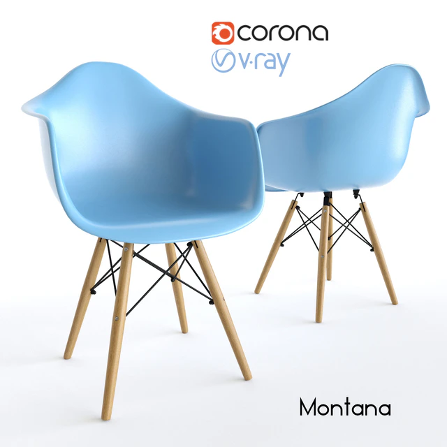 Montana Imodern chair in Eames style — Descargar