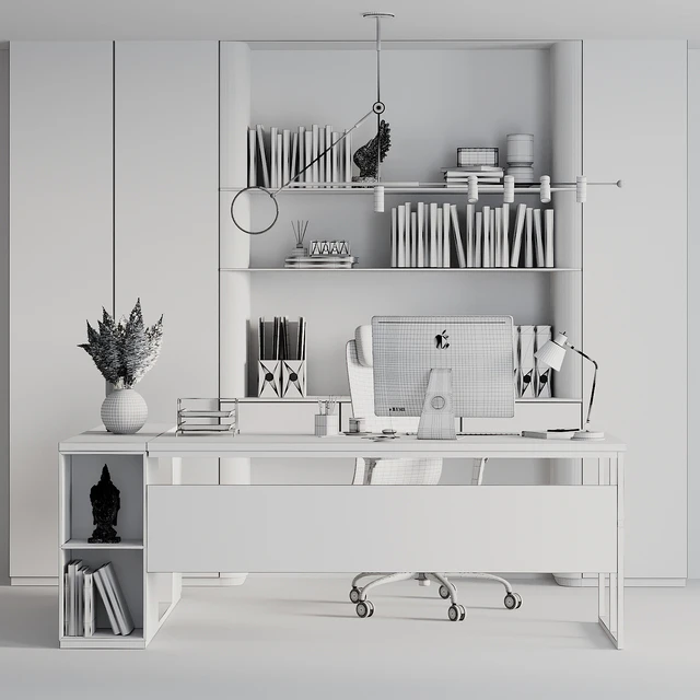 Boss Desk - Office Furniture 15 — Скачать