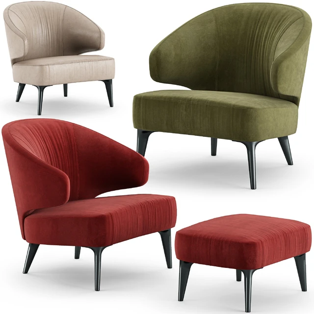 Minotti Aston Armchair — Descargar