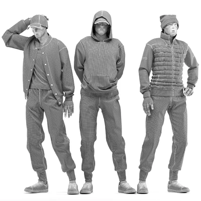 male mannequins with clothes 0.1 — Вид 6