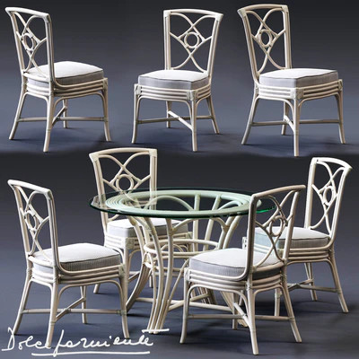 Dolcefarniente ORTENSIA Chair & IRENE Table — Вид 1