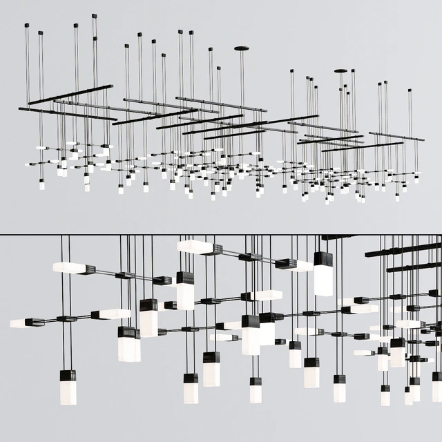 Suspenders Gallery Multi Light Pendant — Descargar