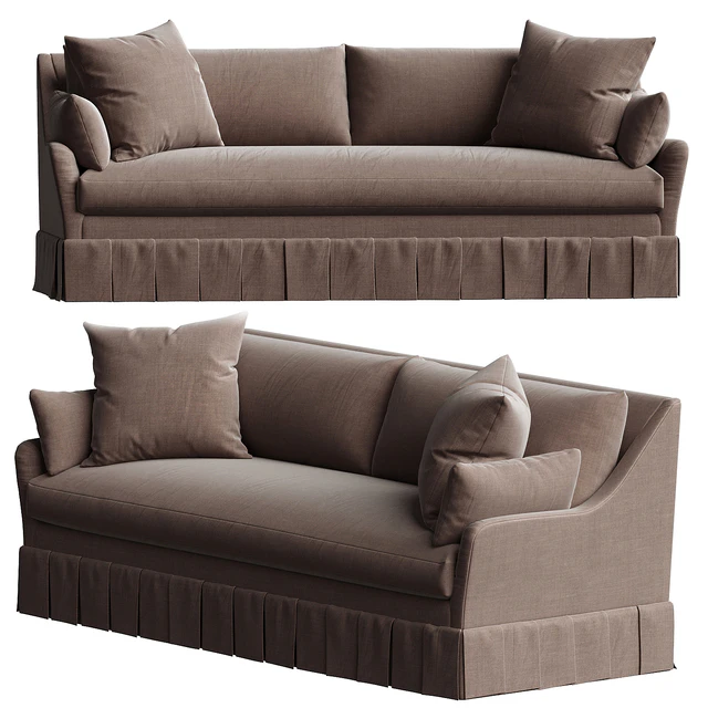 Portola Pleated Sofa — Descargar