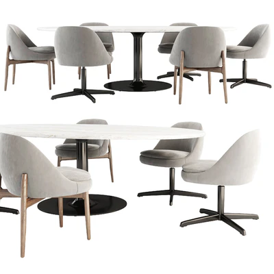 Olivier Dining Table and Sendai Chair — Ver 1