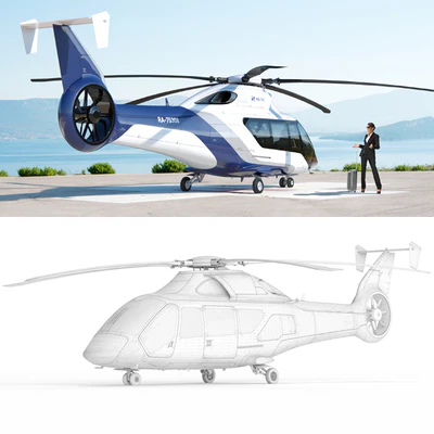 Helicopter KA-162 Private Heli — Ver 3