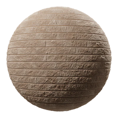 sandfaced long running bond brick wall texture brown — View 1