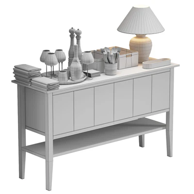 Waiter station with items — Ver 6