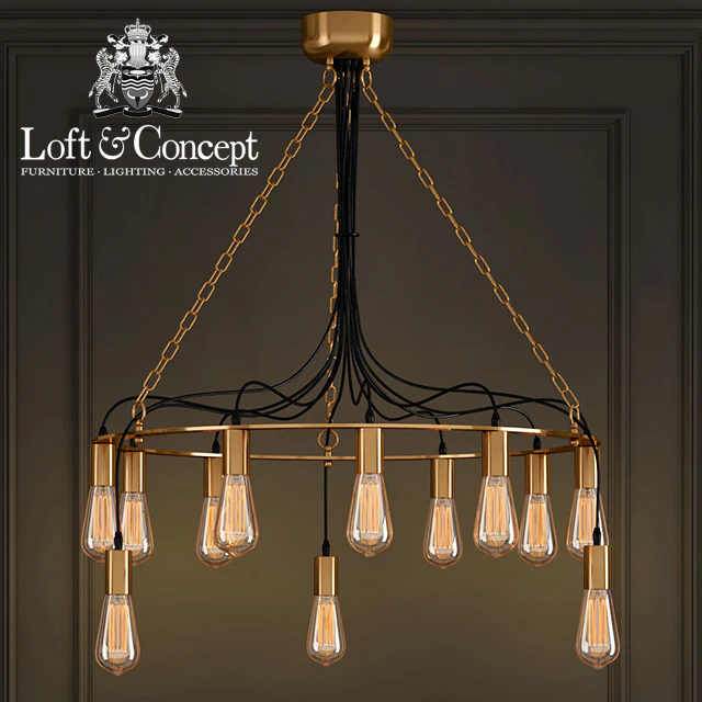 Люстра Blood Wire Chandelier Black 12 — Скачать