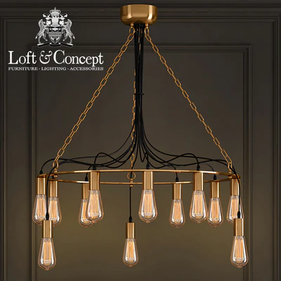 Люстра Blood Wire Chandelier Black 12 — Вид 1
