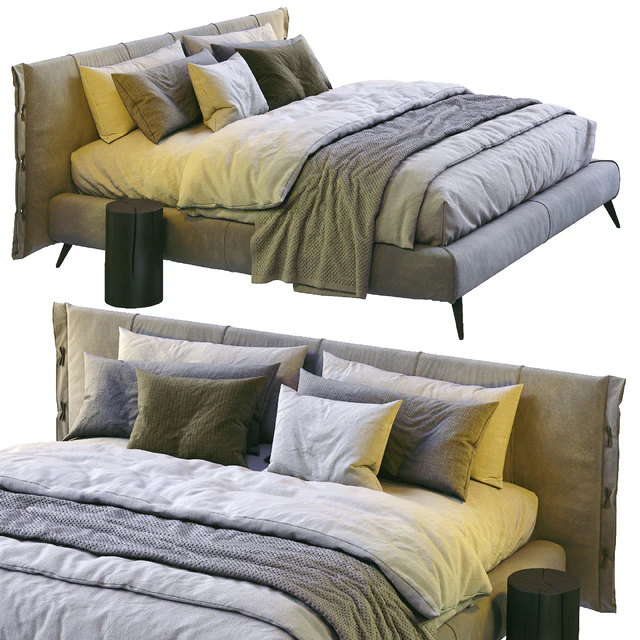 Cuff Bed Bonaldo — Скачать