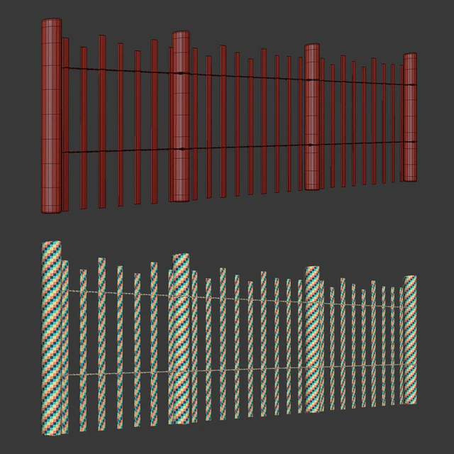 Wooden fencing / Decorative wooden fencing — Descargar