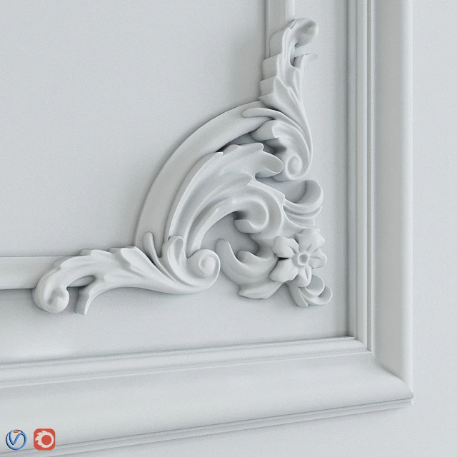 Stucco molding for walls 1 — Download