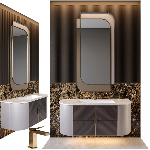 Bathroom furniture composition 109 — Descargar