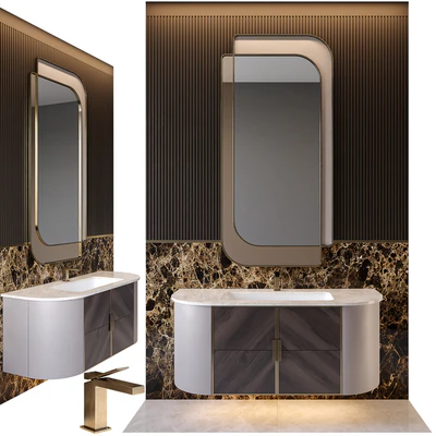 Bathroom furniture composition 109 — Ver 1