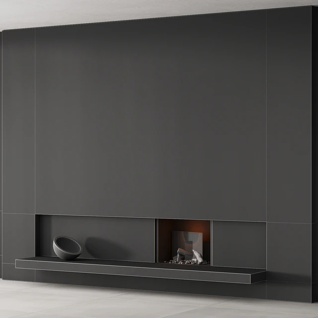 158 fireplace decorative wall kit 04 minimal terrazzo chimney 00 — Descargar