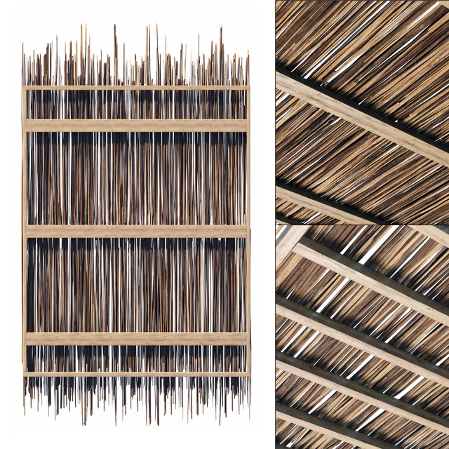 Ceiling wood sang thin branch n1 / Потолок из тонких коряжных веток — Скачать