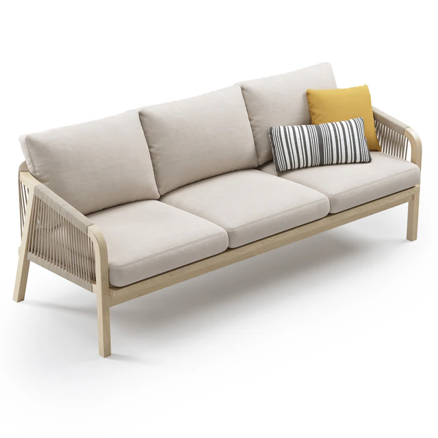 Outdoor Garden Woven Lounge 3 seater Sofa by Kettler — Скачать