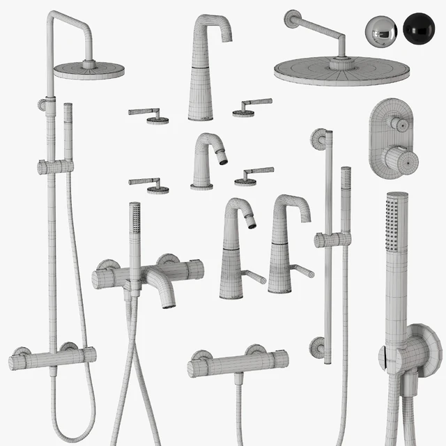 Nobili Liquid shower and faucets set — Descargar