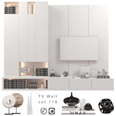 TV Wall | set 118 — Ver 3