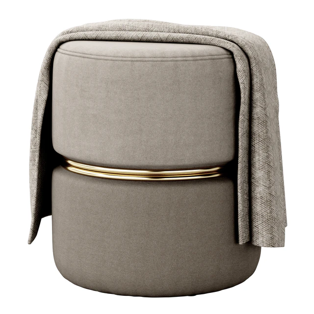 Red Pink Accent Stool by Dutch Furniture — Descargar