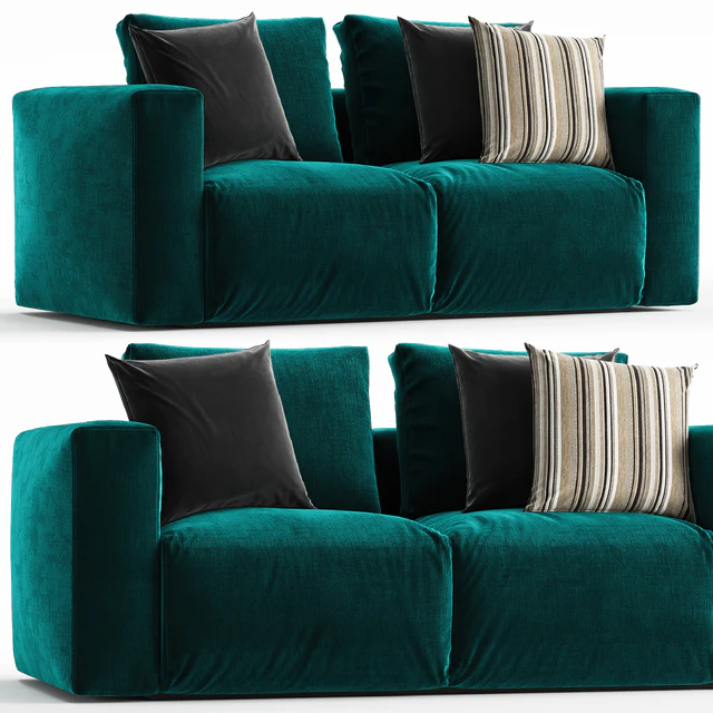 Zanotta Gamma Sofa 2 seats — Descargar