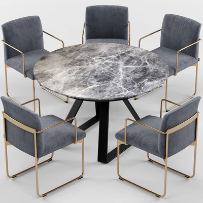 Atlante table and Gala chair - Calligaris — Ver 4