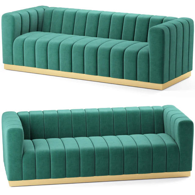 Marlon Velvet Sofa Meridian Furniture — Скачать