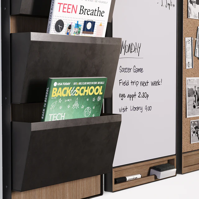 Pottery Barn Trenton Corkboard, Whiteboard & File Organizer for Teenagers and Kids — Скачать