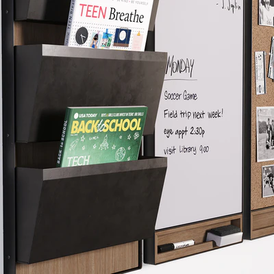 Pottery Barn Trenton Corkboard, Whiteboard & File Organizer for Teenagers and Kids — Вид 3