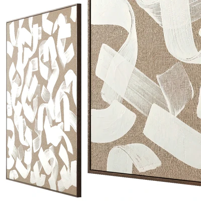 Abstract modern painting on canvas — Ver 5