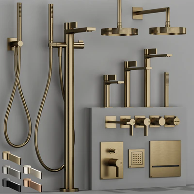 GESSI INVERSO RIGATO bathroom faucet set — Ver 1