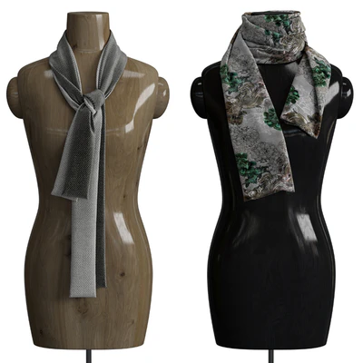 Shawl over manikin — Ver 3